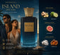 Khadlaj Island Dreams Parfum Spray, 100ml (Citrus, Spicy, Vanilla)